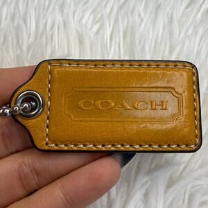 2" COACH Fob Bag Charm Hang tag Hangtag